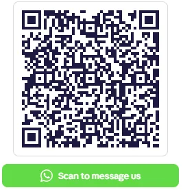 WhatsApp QR code — scan to message GeekyBee