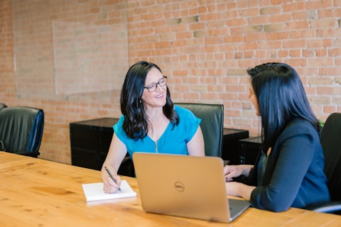 Accountancy firm professionals reviewing financial documents